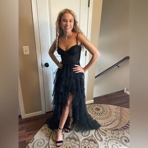 Black Tulle Corset Dress